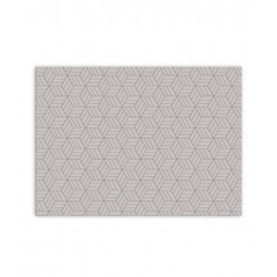 Plaque PVC motif cubes géométriques en 3D sur mesure
