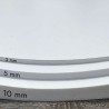 Plaque PVC ronde blanche sur mesure