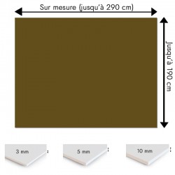 Plaque PVC Bronze sur mesure - Signalétique, affichage et décoration
