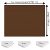 Plaque PVC Chocolat sur mesure - Signalétique, affichage et décoration