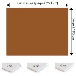 Plaque PVC Noisette sur mesure - Signalétique, affichage et décoration