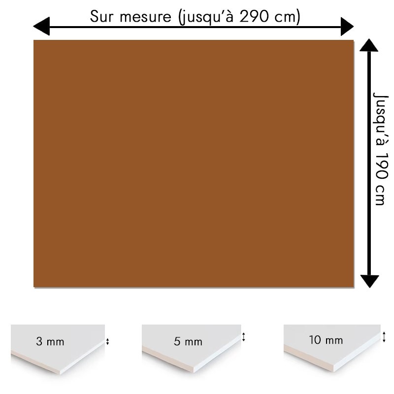 Plaque PVC Noisette sur mesure - Signalétique, affichage et décoration Plaque PVC Noisette sur mesure - Signalétique, affichage et décoration