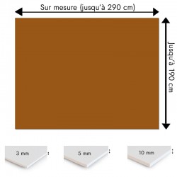 Plaque PVC Rouille sur mesure - Signalétique, affichage et décoration