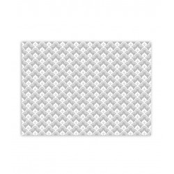 Plaque PVC motif vagues fleuries