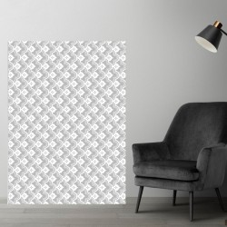 Plaque PVC motif vagues fleuries