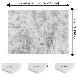 Plaque PVC motif béton brut