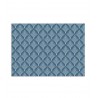 Plaque PVC motif éventails bleus