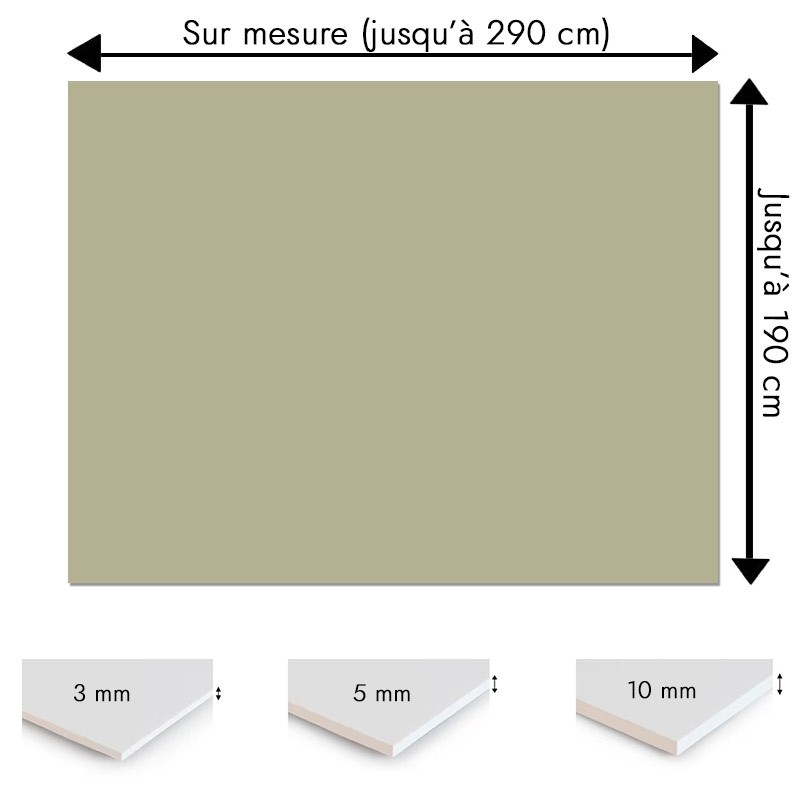 Plaque PVC Mastic sur mesure - Signalétique, affichage et décoration Plaque PVC Mastic sur mesure - Signalétique, affichage et décoration