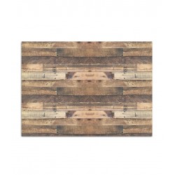 Plaque PVC motif bois rustique