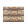 Plaque PVC motif bois rustique