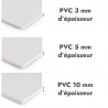 Plaque PVC Jaune impérial sur mesure - Signalétique, affichage et décoration