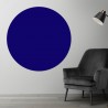 Plaque PVC ronde Bleu nuit sur mesure - Signalétique et décoration