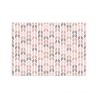 Plaque PVC motif chevrons pastel