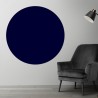 Plaque PVC ronde Bleu foncé sur mesure - Signalétique et décoration
