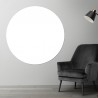 Plaque PVC ronde ﻿blanche sur mesure - Signalétique et décoration