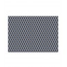 Plaque PVC motif treillis ondulés bleu