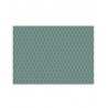 Plaque PVC motif treillis ondulés turquoise