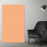 Plaque PVC orange pêche sur mesure - Signalétique, affichage et décoration