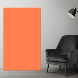 Plaque PVC orange corail sur mesure - Signalétique, affichage et décoration