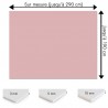 Plaque PVC rose pivoine sur mesure - Signalétique, affichage et décoration