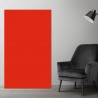 Plaque PVC rouge tomate sur mesure - Signalétique, affichage et décoration