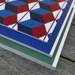 Echantillon 5 x 5 cm de PVC (3, 5 ou 10 mm d'épaisseur)
