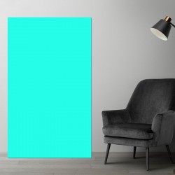 Plaque PVC vert turquoise sur mesure - Signalétique, affichage et décoration