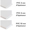 Plaque PVC sur mesure motif bord de mer