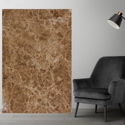 Plaque PVC sur mesure motif marbre ocre naturel
