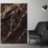 Plaque PVC sur mesure motif marbre foncé