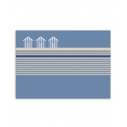 Plaque PVC sur mesure motif bord de mer
