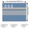 Plaque PVC sur mesure motif bord de mer