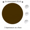 Plaque PVC ronde café sur mesure - Livraison gratuite !