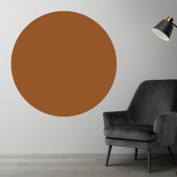 Plaque PVC ronde noisette sur mesure - Livraison gratuite !