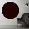 Plaque PVC ronde brun foncé sur mesure - Livraison gratuite !