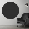 Plaque PVC ronde gris anthracite sur mesure - Livraison gratuite !