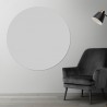 Plaque PVC ronde gris perle sur mesure - Livraison gratuite !