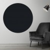 Plaque PVC ronde gris foncé sur mesure - Livraison gratuite !