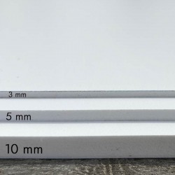 Plaque PVC grise sur mesure