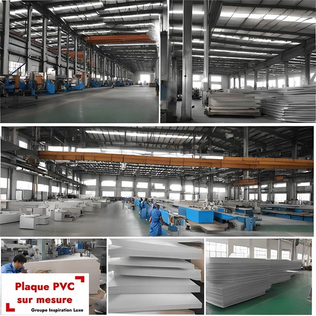 Usine plaque PVC sur mesure